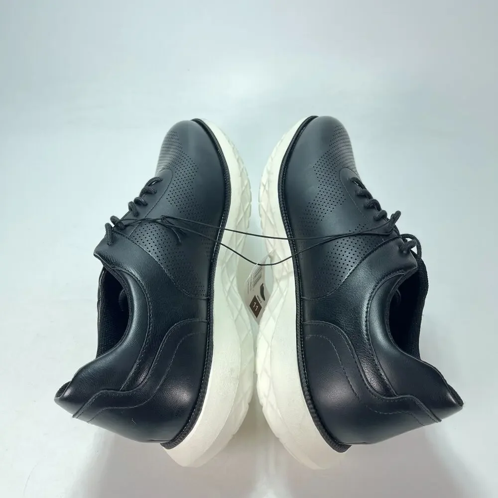 Perry Ellis Portfolio Black Ultra Foam Perforated Dress Sneakers Men's Size 11